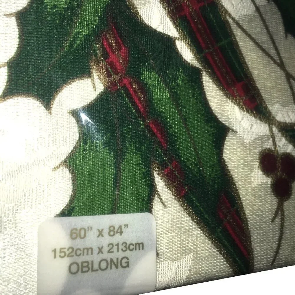 old stock (brand new in pkg) Lenox Christmas Holiday Nouveau 60x84